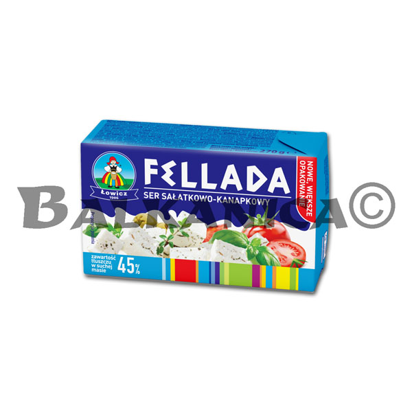 270 G FROMAGE POUR SALADE FELLADA 45% LOWICZ 1906
