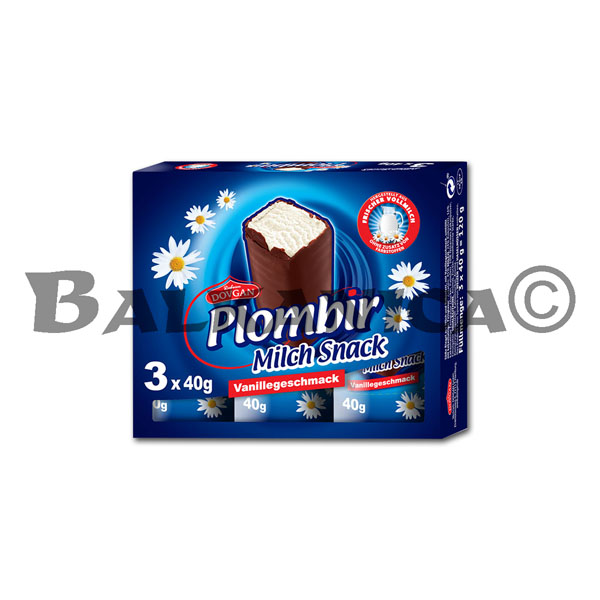 PACK (3 X 40 G) FROMAGE COTTAGE GLACAGE A LA VANILLE PLOMBIR DOVGAN