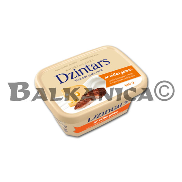 180 G PROCESSED CHEESE WITH CHICKEN GYROS DZINTARS