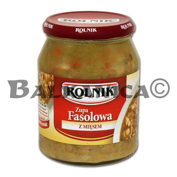 650 G BEAN SOUP WITH MEAT ROLNIK