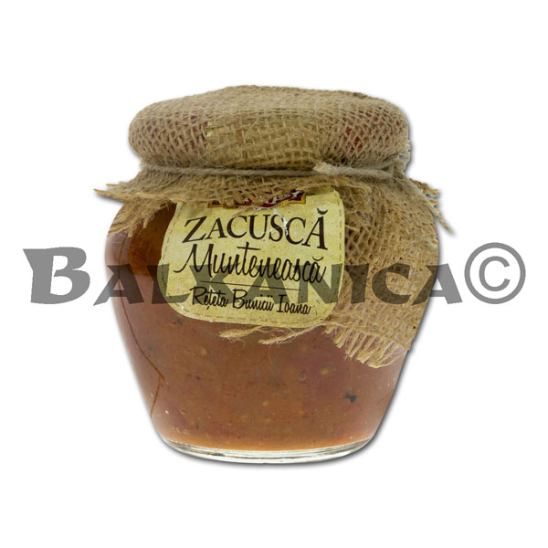 550 G ZACUSCA MOUNTAIN EGGPLANT WITH PEPPERS CAPIA CHOPPED OLYMPIA