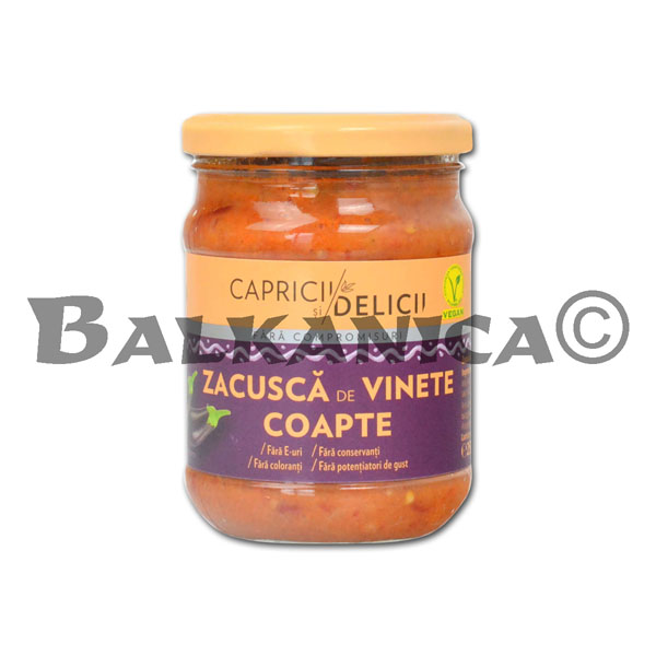 250 G ZACUSCA WITH EGGPLANT BAKED CAPRICII SI DELICII
