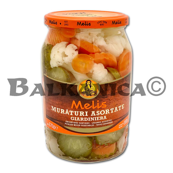670 G PICKLED VEGETABLES MIXED WITH CAULIFLOWER MELIS