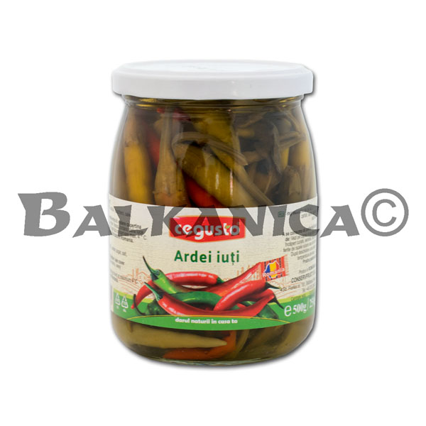 500 G PIMENTS FORTS CEGUSTO CONSERVFRUCT