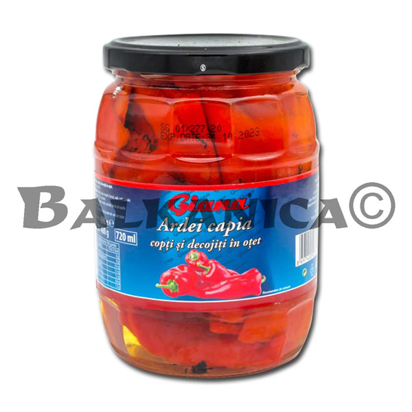 690 G ROASTED RED PEPPERS PEELED GIANA