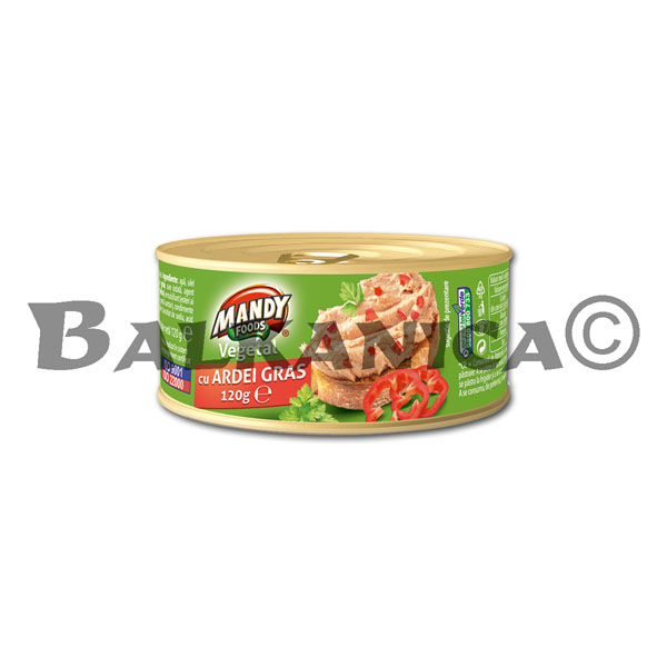 120 G PATE VEGETABLE PEPPERS MANDY