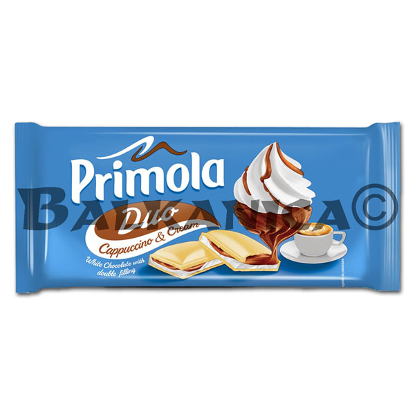 87 G CHOCOLATE WHITE CAPPUCCINO AND CREAM DUO PRIMOLA
