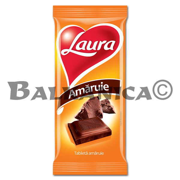 80 G CHOCOLATE BITTER LAURA