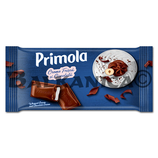 94.5 G CHOCOLATE COM CREME DE NATA E CHOCOLATE PRIMOLA