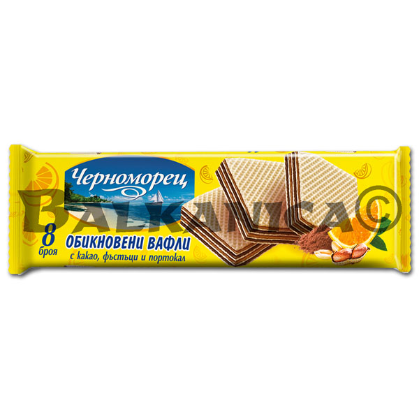 210 G WAFERS CLASSIC WITH COCOA ORANGE AND PEANUTS CHERNOMORETS