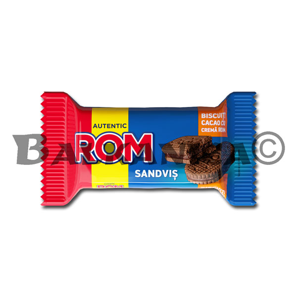 36 G BISCUITS SANDWICH RUM AND COCOA DUBLU ROM