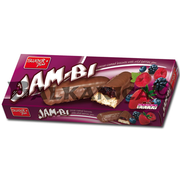 150 G BISCUITS FOREST FRUITS JAM-BI SWEET+
