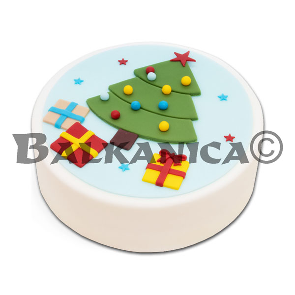 1.1 KG DECORATED CAKE CHRISTMAS TREE MARLENKA