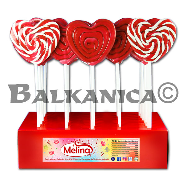 60 G SUCETTES COEUR MELINA