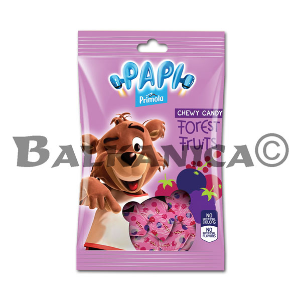 200 G CANDIES CHEWING BERRIES PAPI PRIMOLA