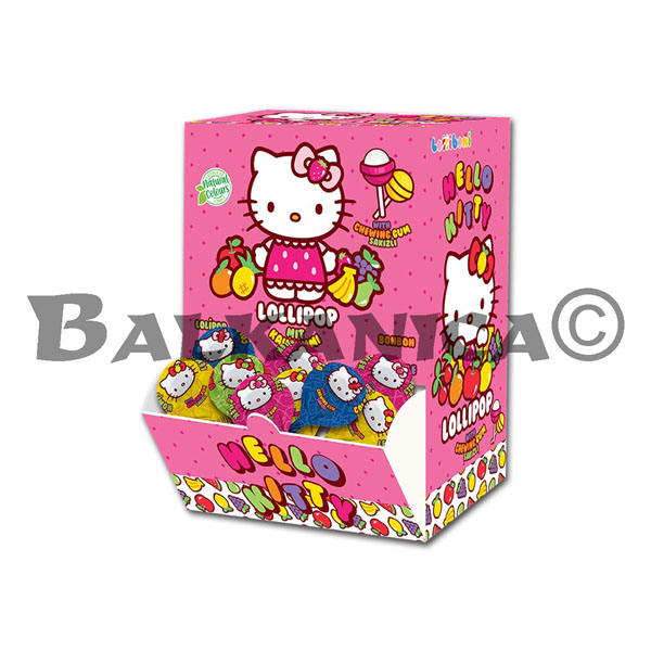 16 G SUCETTES CHEWING-GUM HELLO KITTY LOLLIBONI