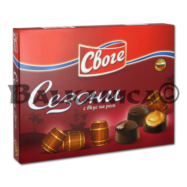 156.5 G CHOCOLATE CANDIES RUM SEZONI