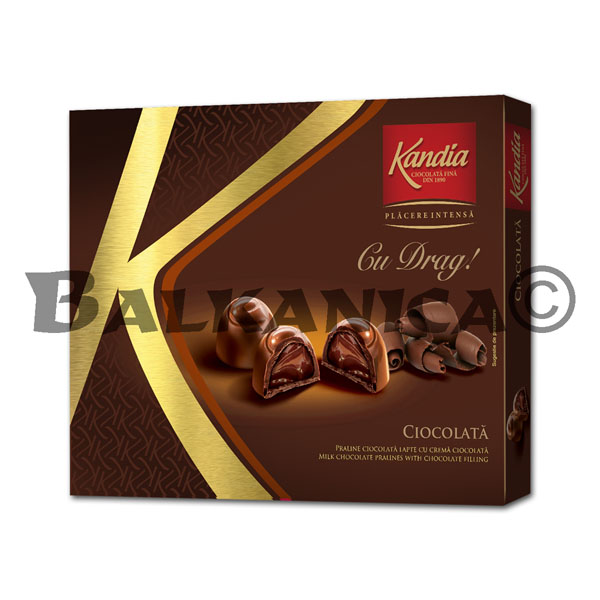 106.5 G PRALINE WITH CHOCOCLATE CREAM WITH TENDERNESS KANDIA