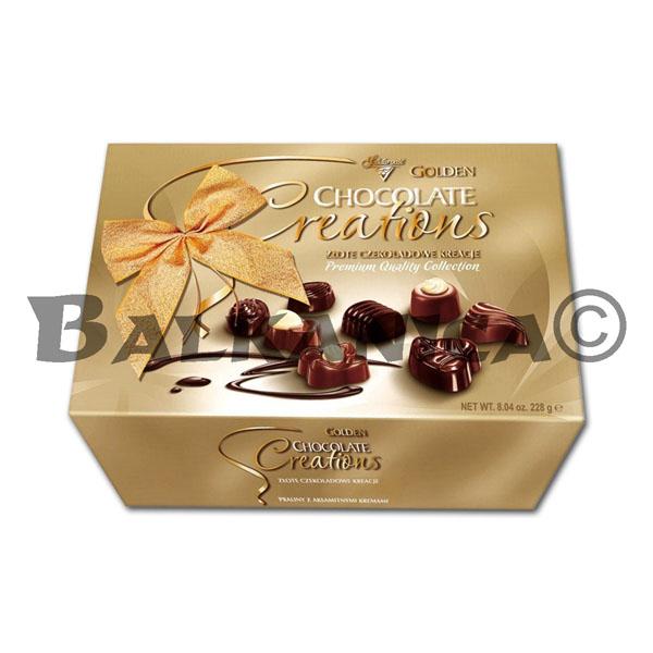 228 G BOMBONS PRALINES OURO CHOCOLATE KREACJE SOLIDARNOSC