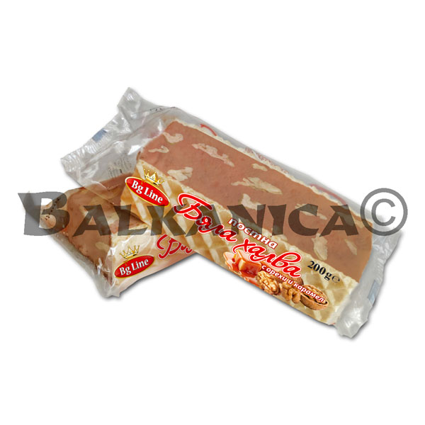 200 G HALVA WHITE LENT WITH NUTS AND CARAMEL BG LINE