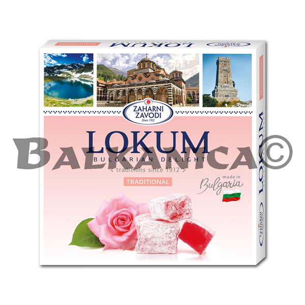 170 G TURKISH DELIGHT BULGARIAN TRADITIONAL FLOWERS ZZGO