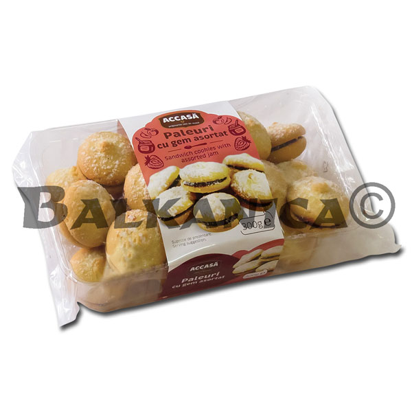 300 G SMALL CAKES WITH JAM ASSORTI ACCASA