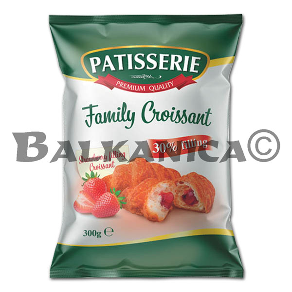 300 G CROISSANT STRAWBERRY FAMILY PACK PATISSERIE DERPAN