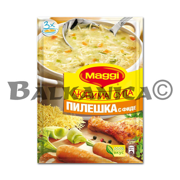 50 G SOUP CHICKEN WITH NOODLES FAVORITE MAGGI