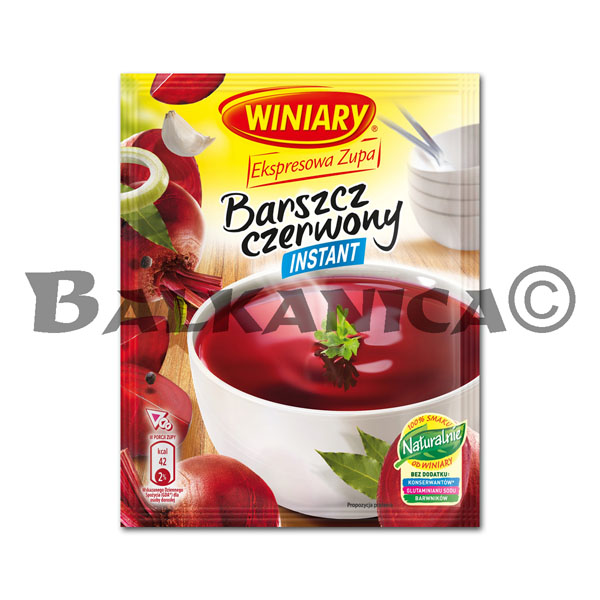 60 G BORTSCH ROUGE INSTANT WINIARY