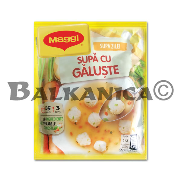 47 G SOUP WITH GALUSHKI AND VEGETABLES MAGGI