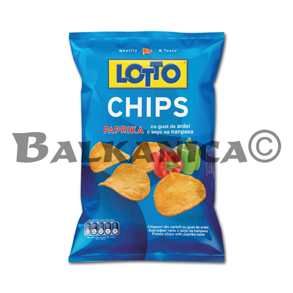 100 G CHIPS RED PEPPER LOTTO