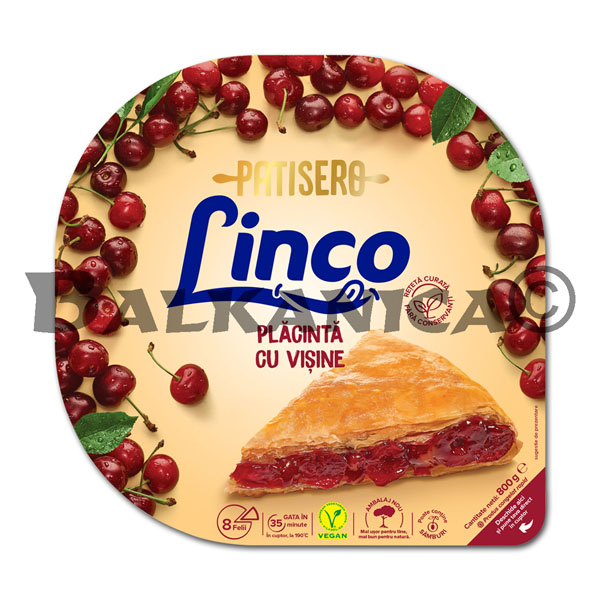 800 G BANITSA IN TRAY WITH SOUR CHERRY FILLING LINCO