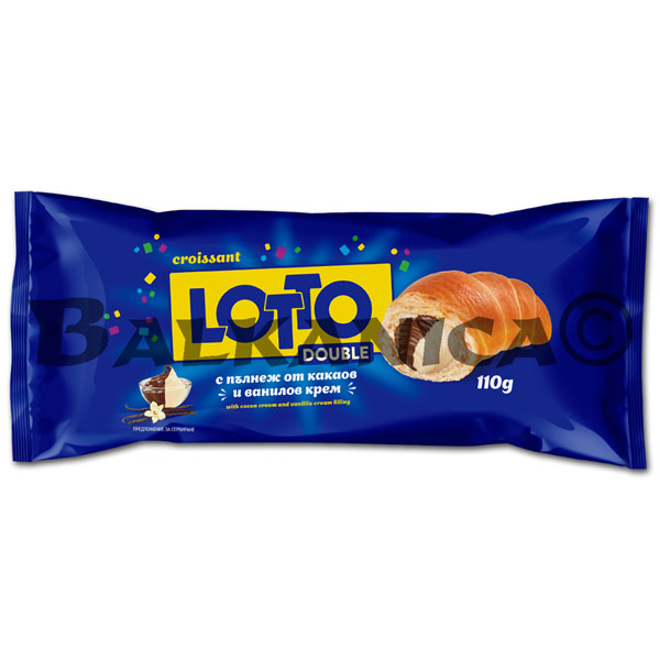 110 G CROISSANT CACAO SI VANILIE LOTTO