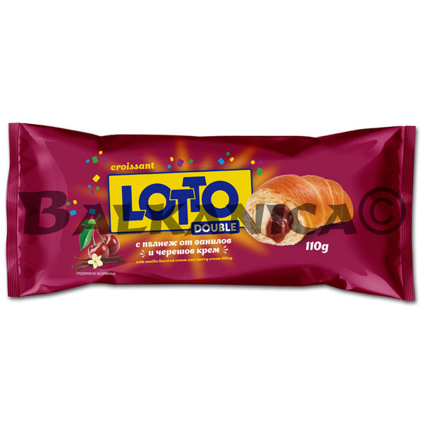 110 G CROISSANT VANILIE SI CIRESE LOTTO