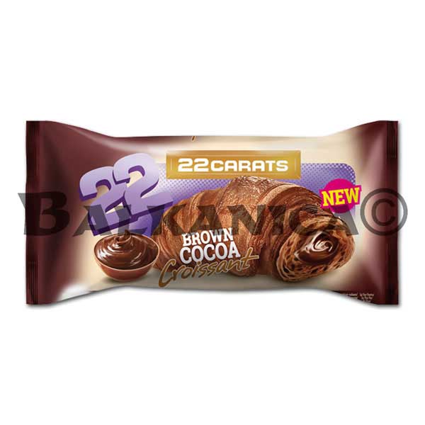52 G CROISSANT COCOA WITH COCOA FILLING 22 CARATS