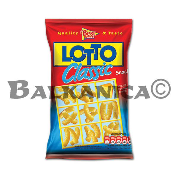 80 G SNACKS CLASSIQUE (FROMAGE) LOTTO