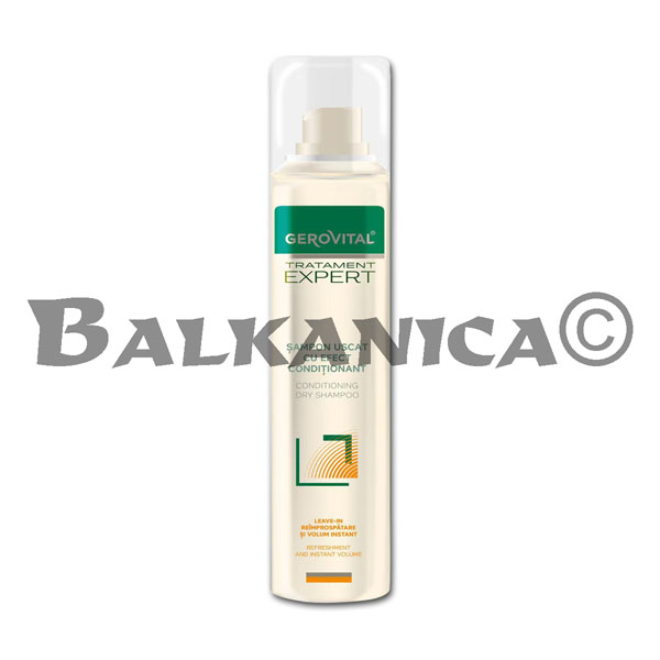 200 ML EXPERT TREATMENT DRY SHAMPOO WITH CONDITIONING EFFECT GEROVITAL
