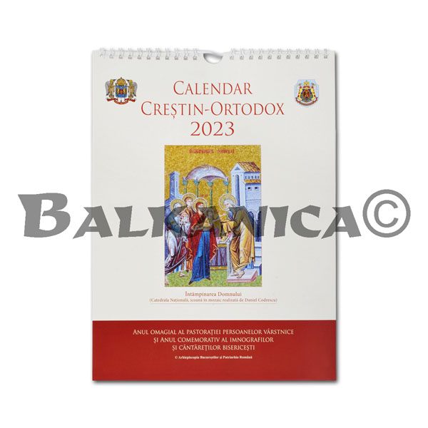 CALENDARIO CRISTIANO ORTODOXO ESPIRAL 2024