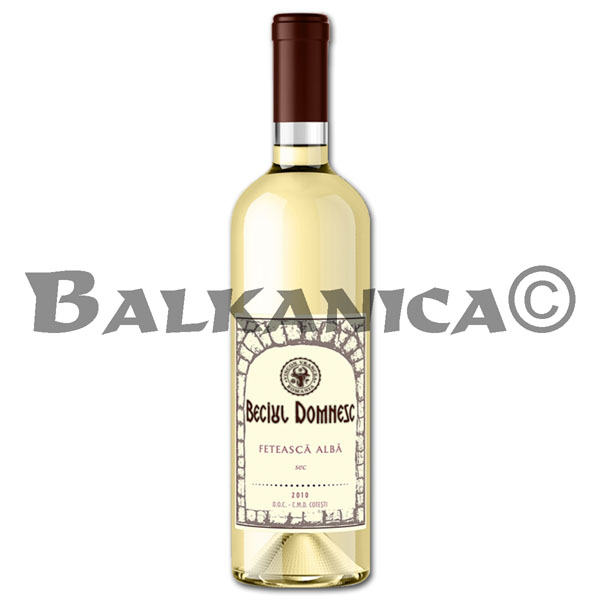 0.75 L WINE WHITE DRY FETEASCA ALBA BECIUL DOMNESC