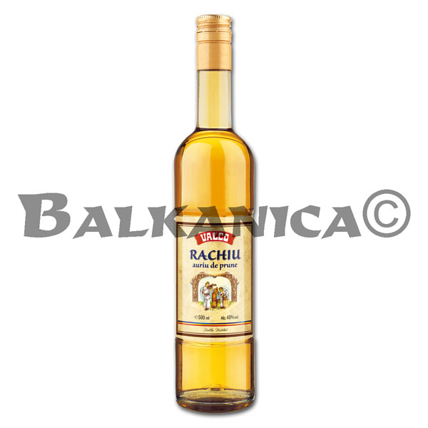 0.5 L ALKOHOL (RACHIU) ZLOTY SLIWKOWY VALCO 40%