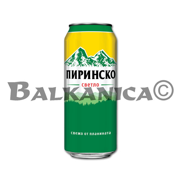 0.5 L BEER PIRINSKO 4.4%-10P