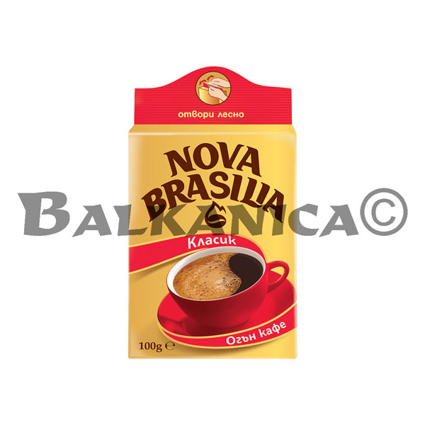 100 G CAFEA MACINATA NOVA BRASILIA