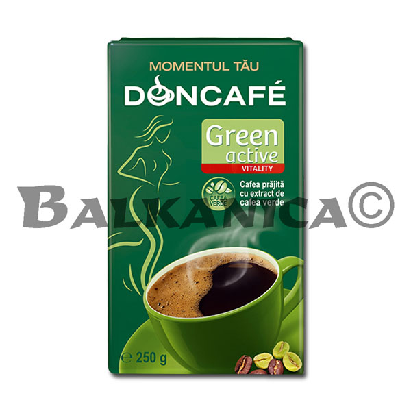 250 G GREEN ACTIVE DONCAFE