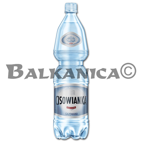 1.5 L AGUA MINERAL NATURAL COM GAS CISOWIANKA
