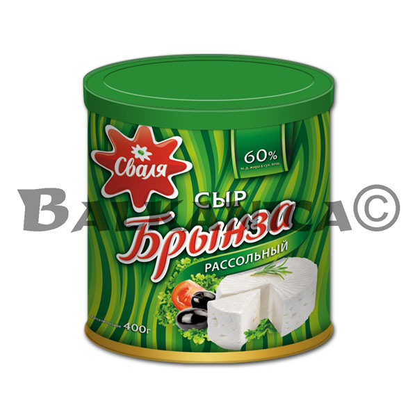 400 G QUESO BLANCO DE VACA 60% LATA SVALYA 400 G QUESO BLANCO DE VACA 60% LATA SVALYA