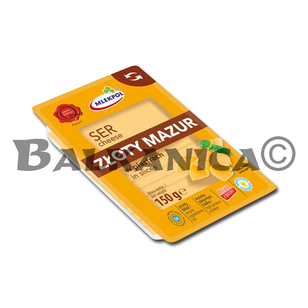 150 G SER ZLOTY MAZUR W PLASTRACH MLEKPOL
