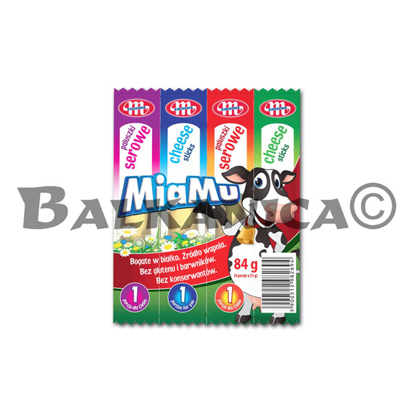 84 G CHEESE STICKS MIAMU MLEKOVITA