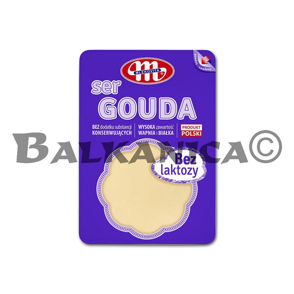150 G QUESO GOUDA SIN LACTOSA EN LONCHAS MLEKOVITA