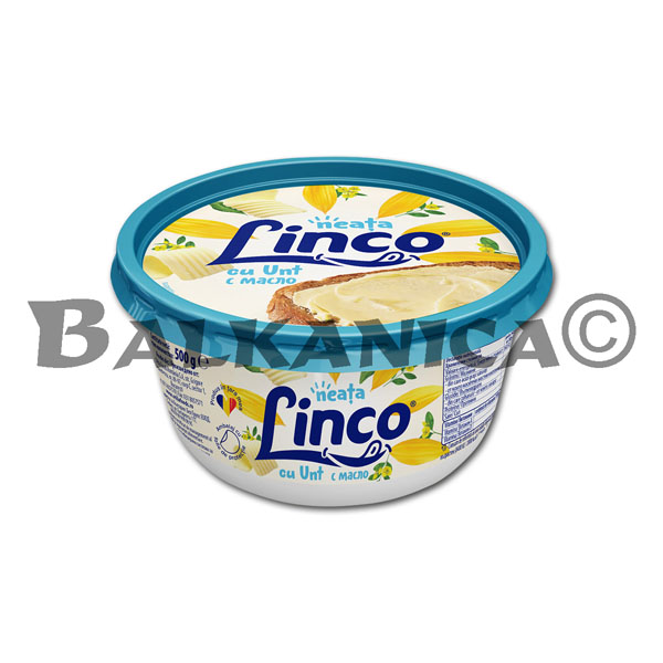 500 G MARGARINA AU GOUT DE BEURRE LINCO 500 G MARGARINA AU GOUT DE BEURRE LINCO