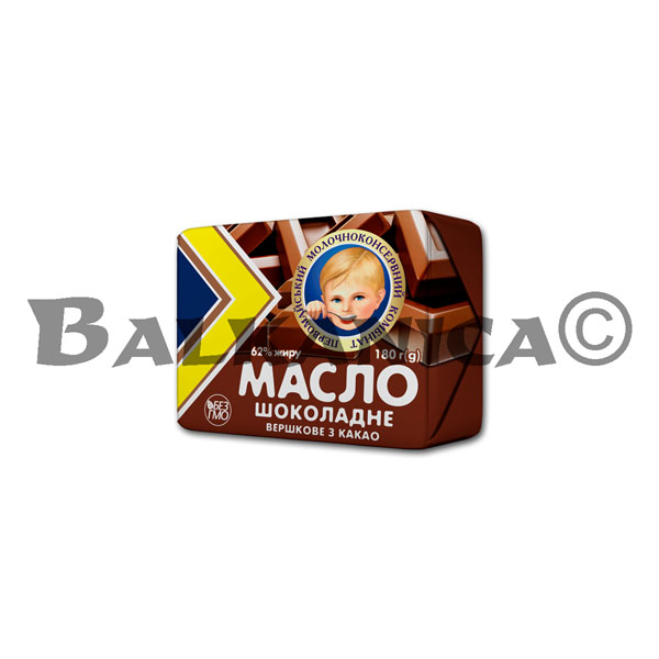 180 G MANTEQUILLA CON CACAO 62% PERVOMAISKYI